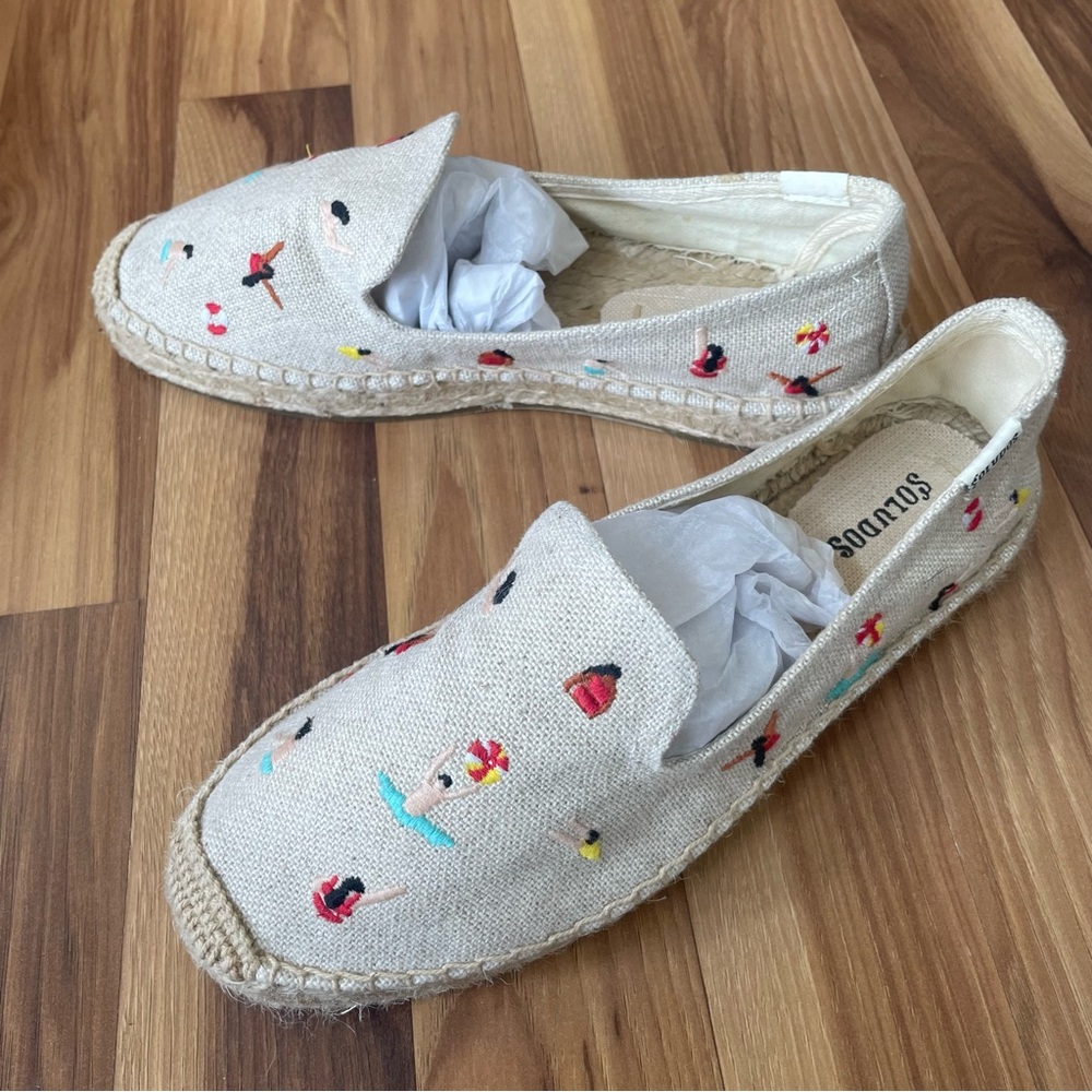 Soludos Swimmers Embroidered Espadrille